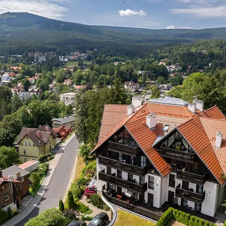 Panorama Gór - Centrum Miasta Z Widokiem Na Szrenicę *